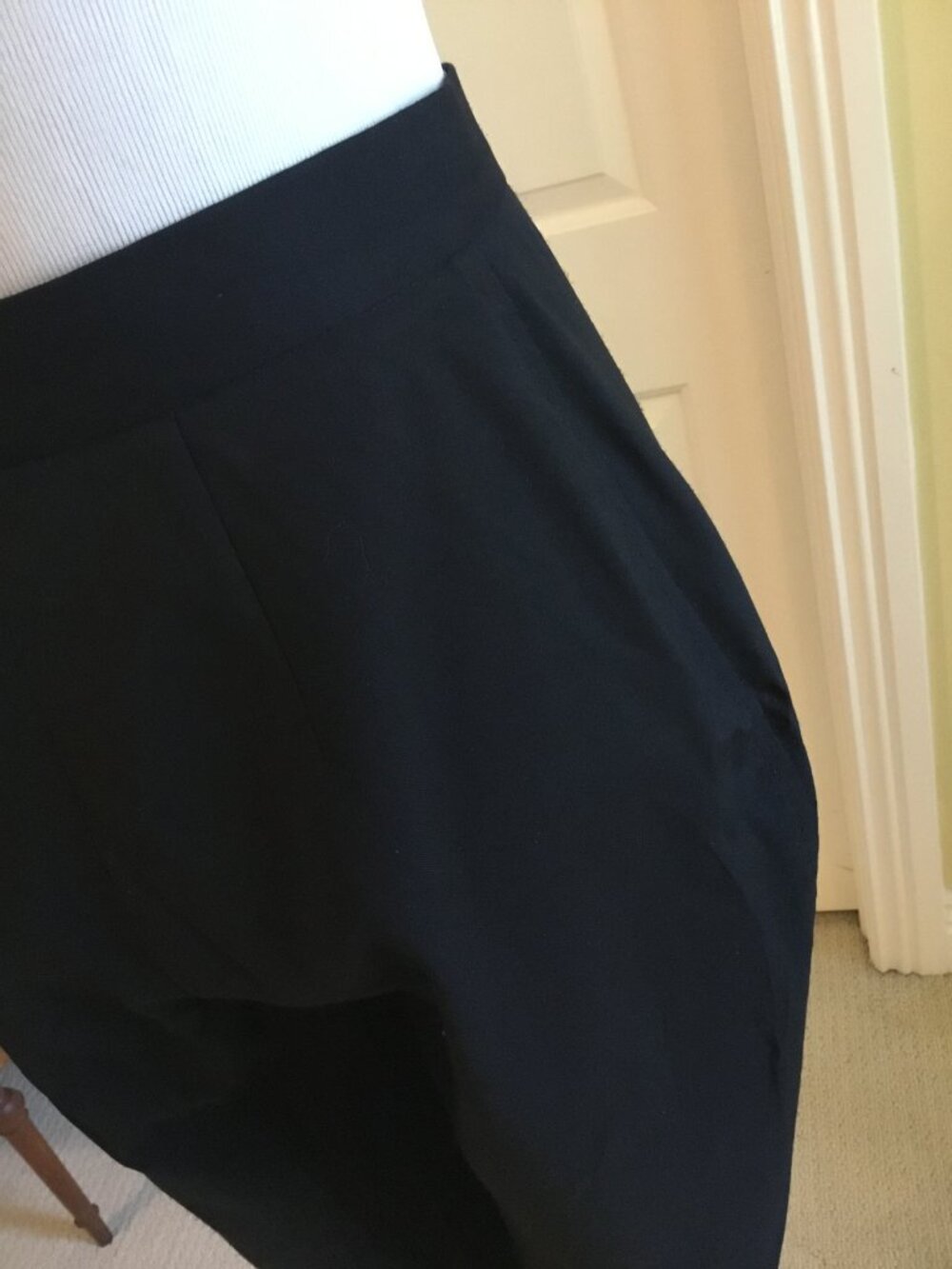 Dolce & Gabbana Black High-Waisted Tailored Dress Pants Made in Italy - Picture 4 of 13